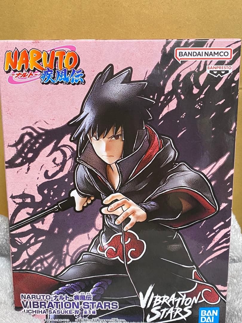 BANDAI NARUTO Shippuden VIBRATION STARS Sasuke Uchiha IV — Figura de premio