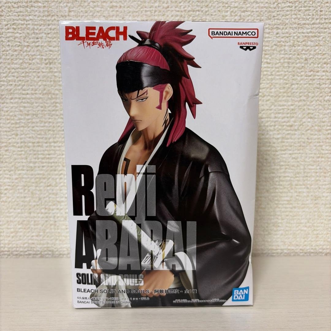 BANDAI SPIRITS Bleach Solid and Souls Renji Abarai Figure