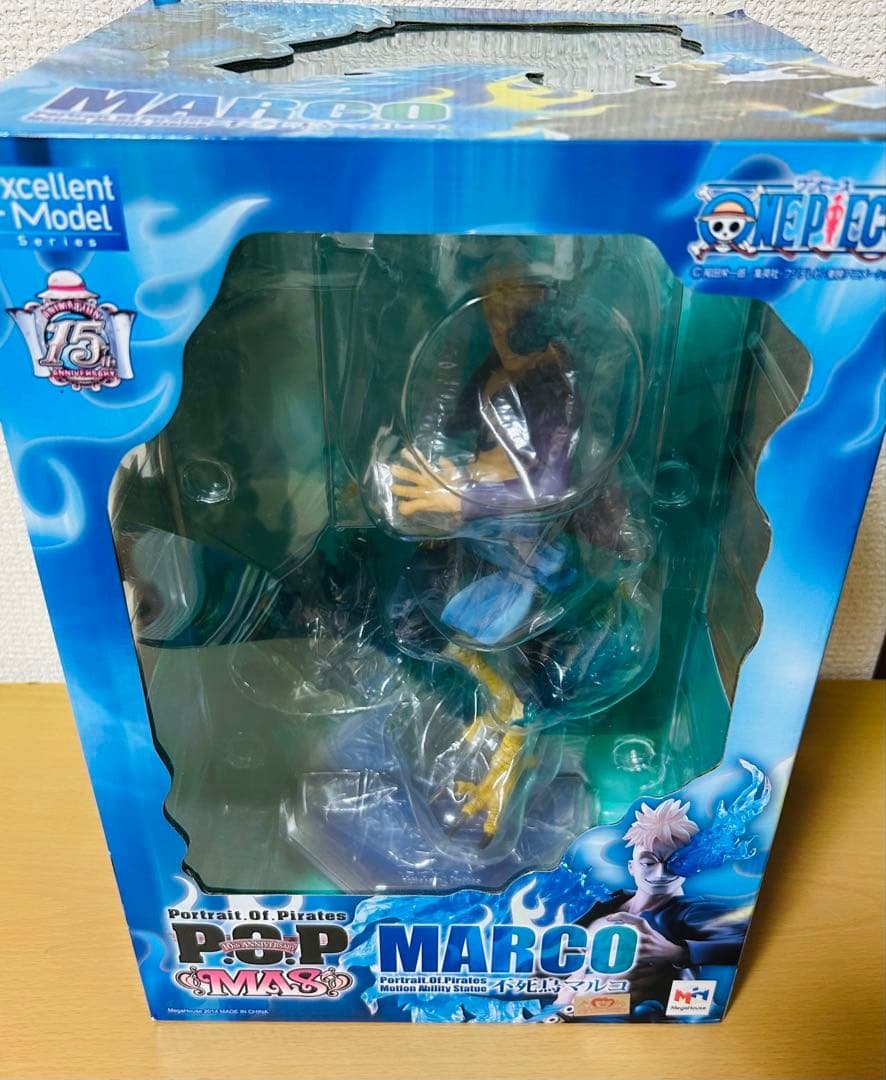 MegaHouse POP One Piece Marco la Fenice — Prima Edizione, con Scatola