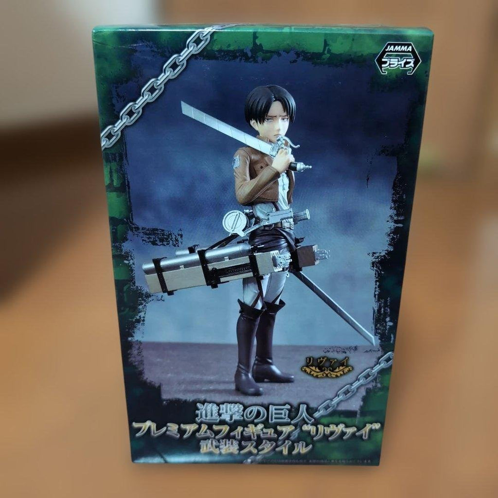 SEGA Attack on Titan Premium Figure — Levi, Weapon Style