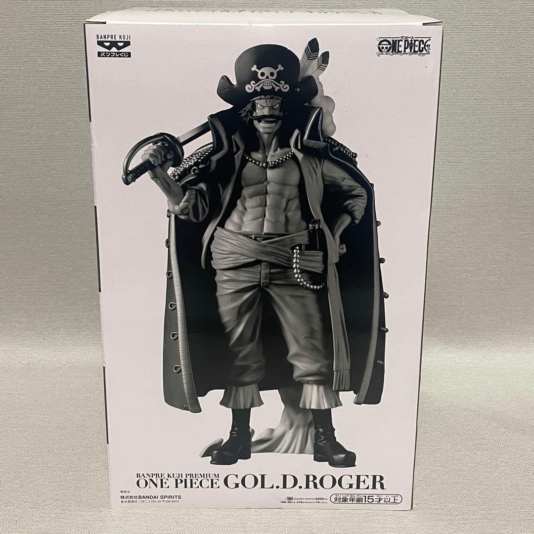BANDAI SPIRITS Banpresto Kuji PREMIUM One Piece Gol D. Roger — Prize A with Ticket Stub