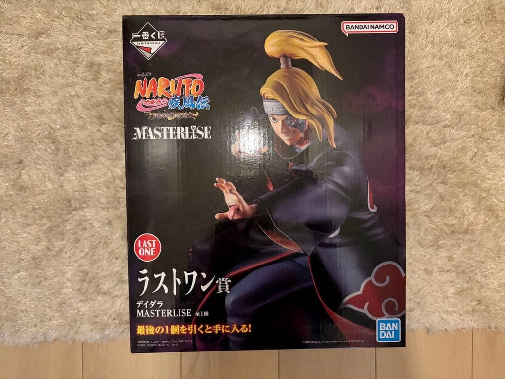 BANDAI SPIRITS 一番くじ NARUTO-ナルト- 疾風伝 デイダラ MASTERLISE — ラストワン賞