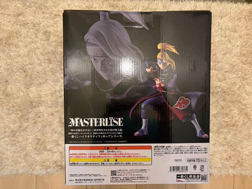BANDAI SPIRITS 一番くじ NARUTO-ナルト- 疾風伝 デイダラ MASTERLISE — ラストワン賞