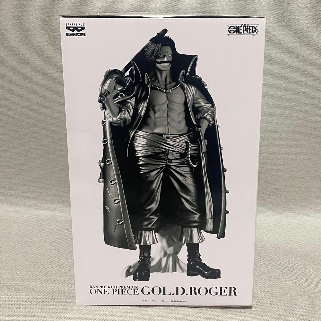 BANDAI SPIRITS Banpresto Kuji PREMIUM One Piece Gol D. Roger — Prize A with Ticket Stub